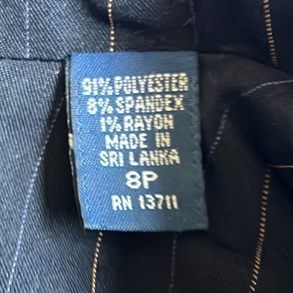 Karen Scott Blazer Navy Pinstriped - Picture 11 of 11